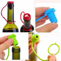 Silicone wine bottle stopper